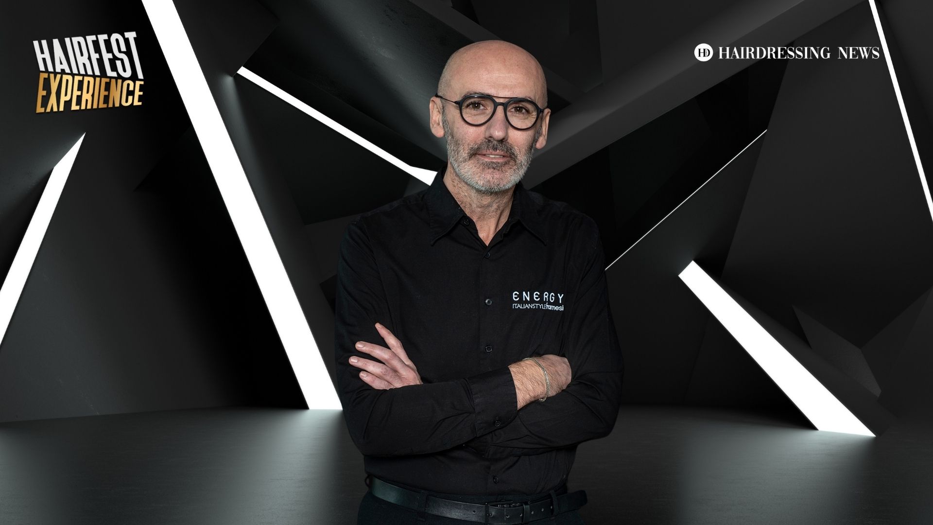 Ο Gigi Guerretta στο stage του HAIRFEST EXPERIENCE 2024