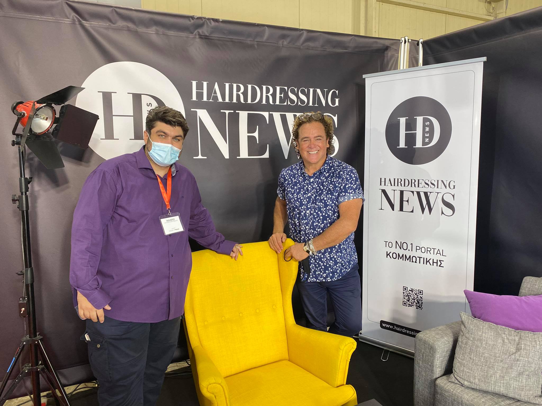 Ο Patrick Cameron έκανε ποδαρικό στην Hairprof με αποκλειστική συνέντευξη στο Hairdressingnews