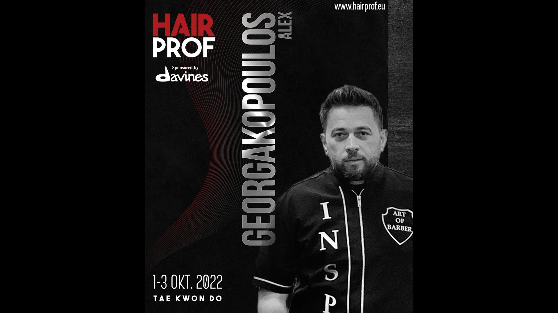 Ο Αλέξανδρος Γεωργακόπουλος στη Hairprof 2022