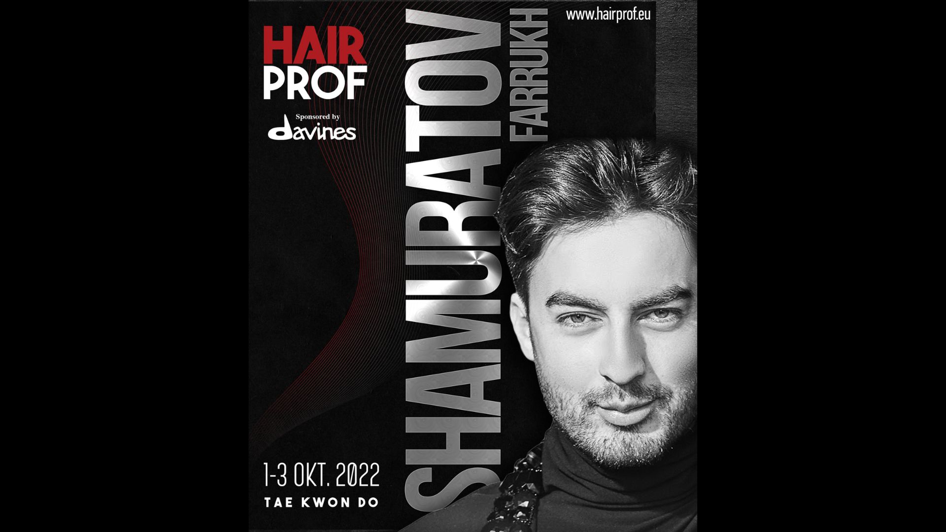 Ο Shamuratov Farrukh στη Hairprof 2022