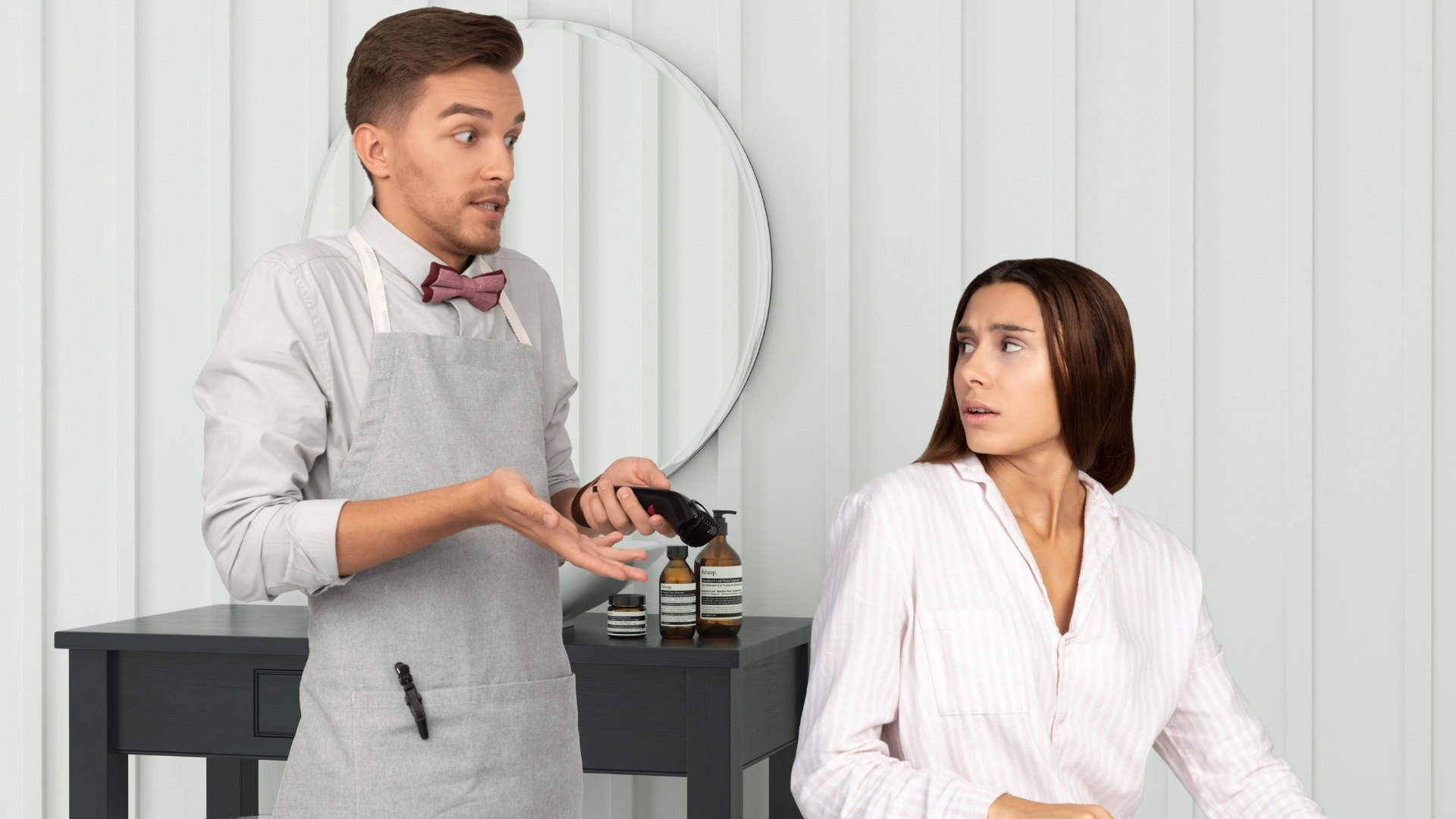 Hairdresser vs client! Moments of madness!