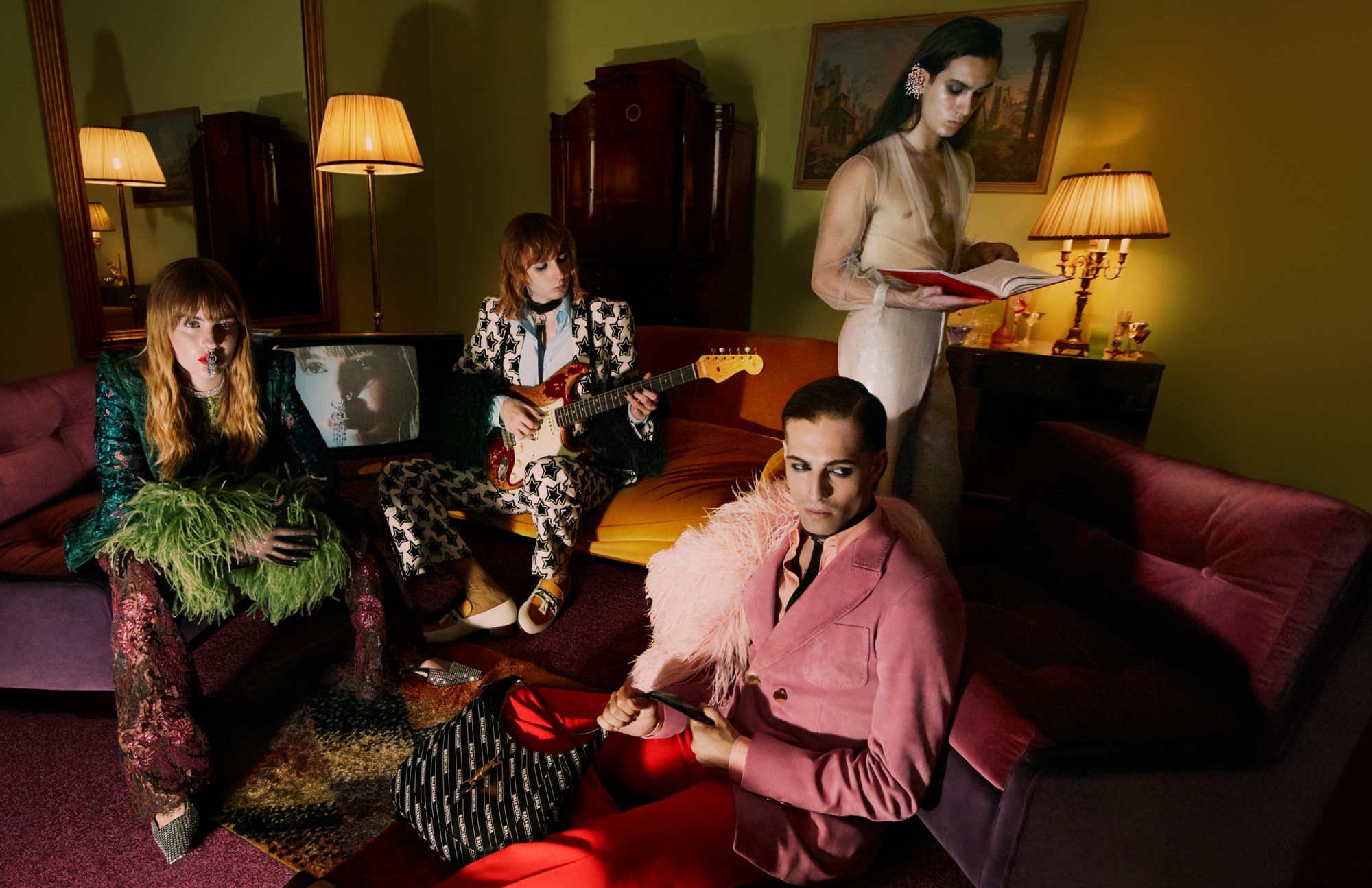 Måneskin: Ροκάρουν τη συλλογή Gucci Aria
