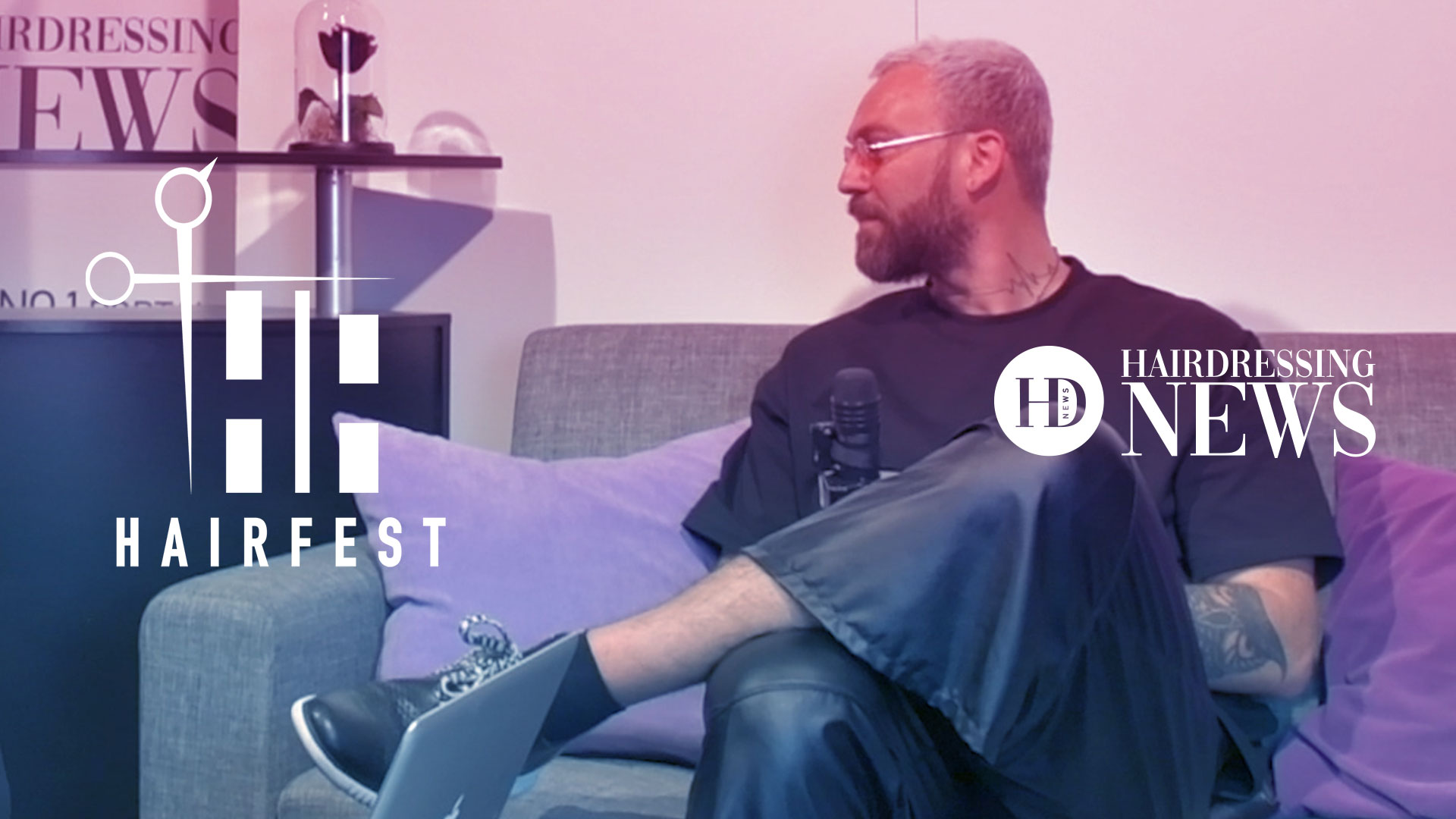 Stefanos Polyzos at HAIRFEST EXPERIENCE