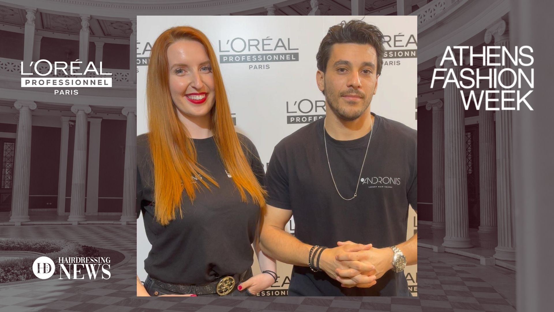 Tα κομμωτήρια MS ANDRONIS στο Athens Fashion Week με την L’Oréal Professionnel