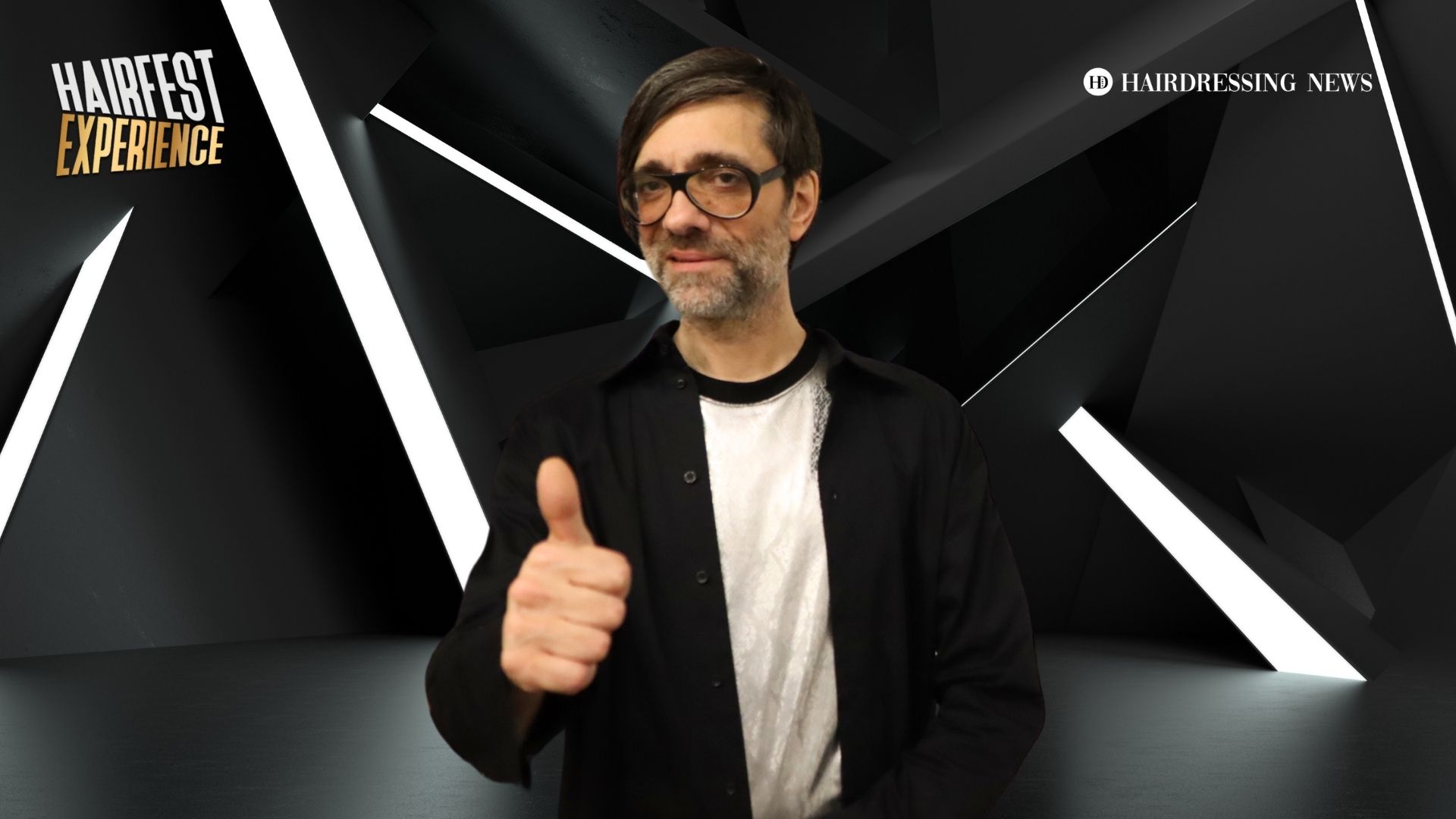 O Κωνσταντίνος Σκλαβενίτης στο stage του HAIRFEST EXPERIENCE 2024