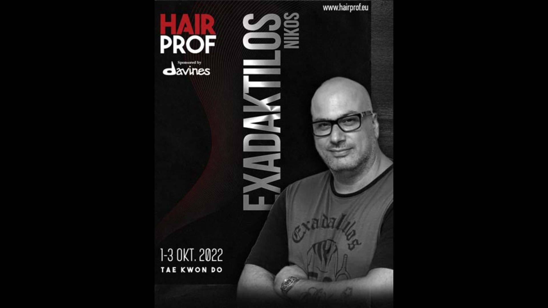 Ο Νίκος Εξαδάκτυλος στη Hairprof 2022