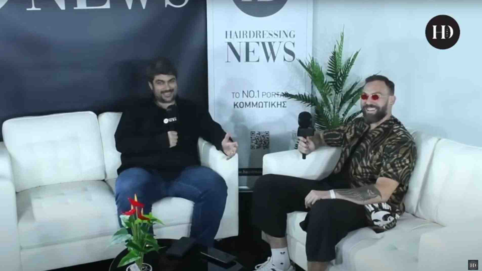 Ο Στέφανος Πολύζος στην ανανεωμένη Hairprof 2022