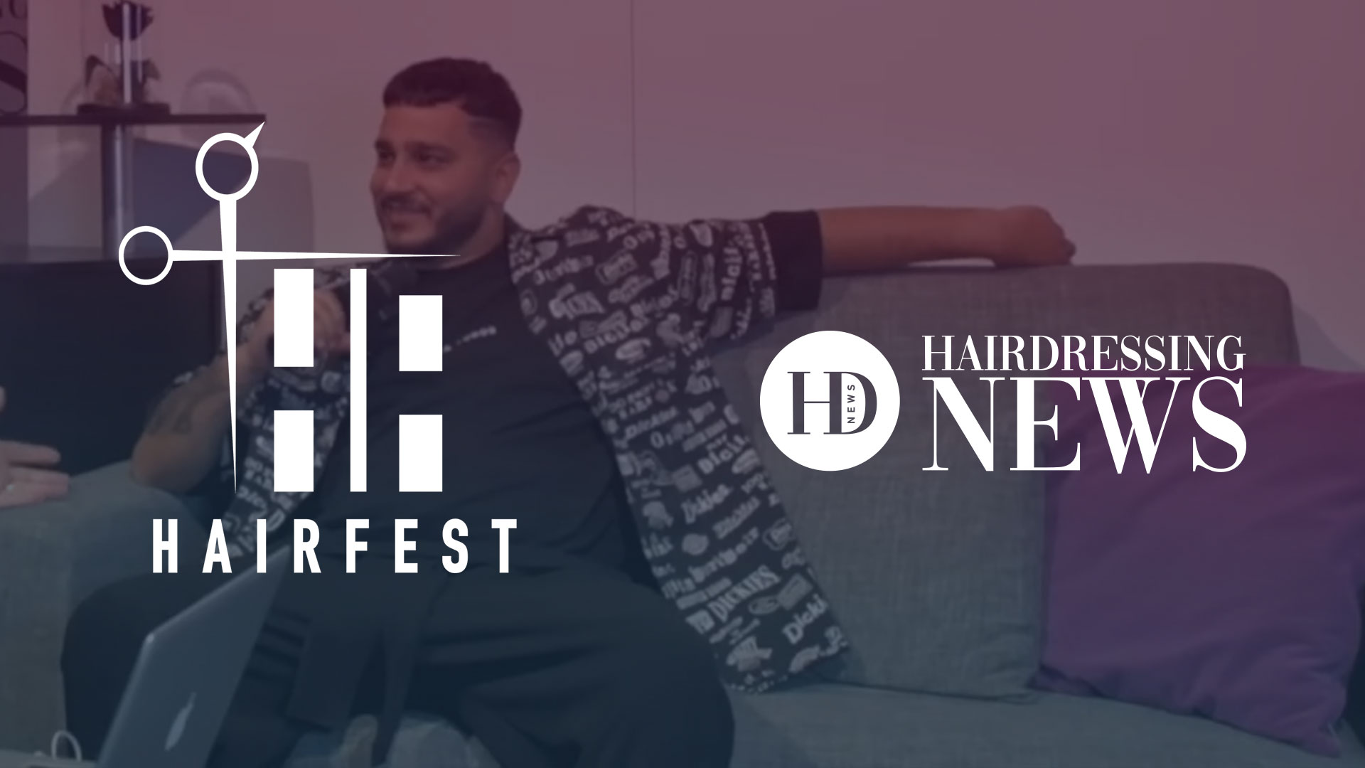 Ο&nbsp;Ανδρέας Μύρτο στο HAIRFEST EXPERIENCE