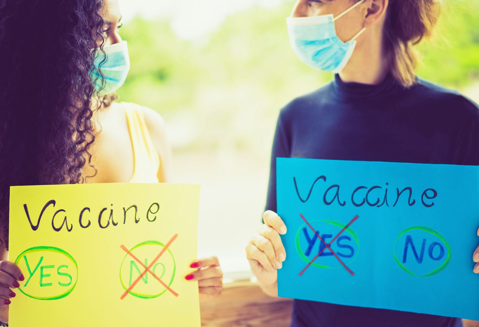 "We are not your hairdresser if you have had the coronavirus vaccine"