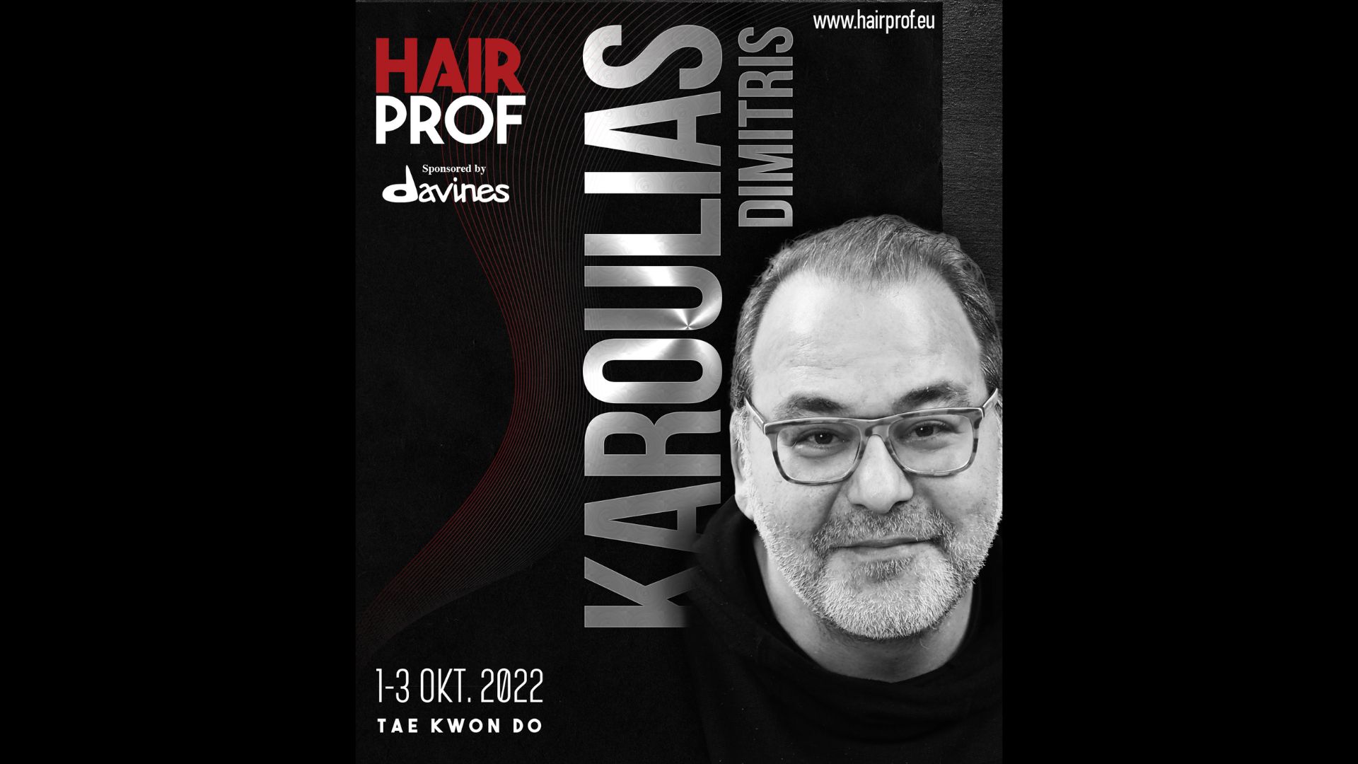 Ο Δημήτρης Καρούλιας στη Hairprof 2022