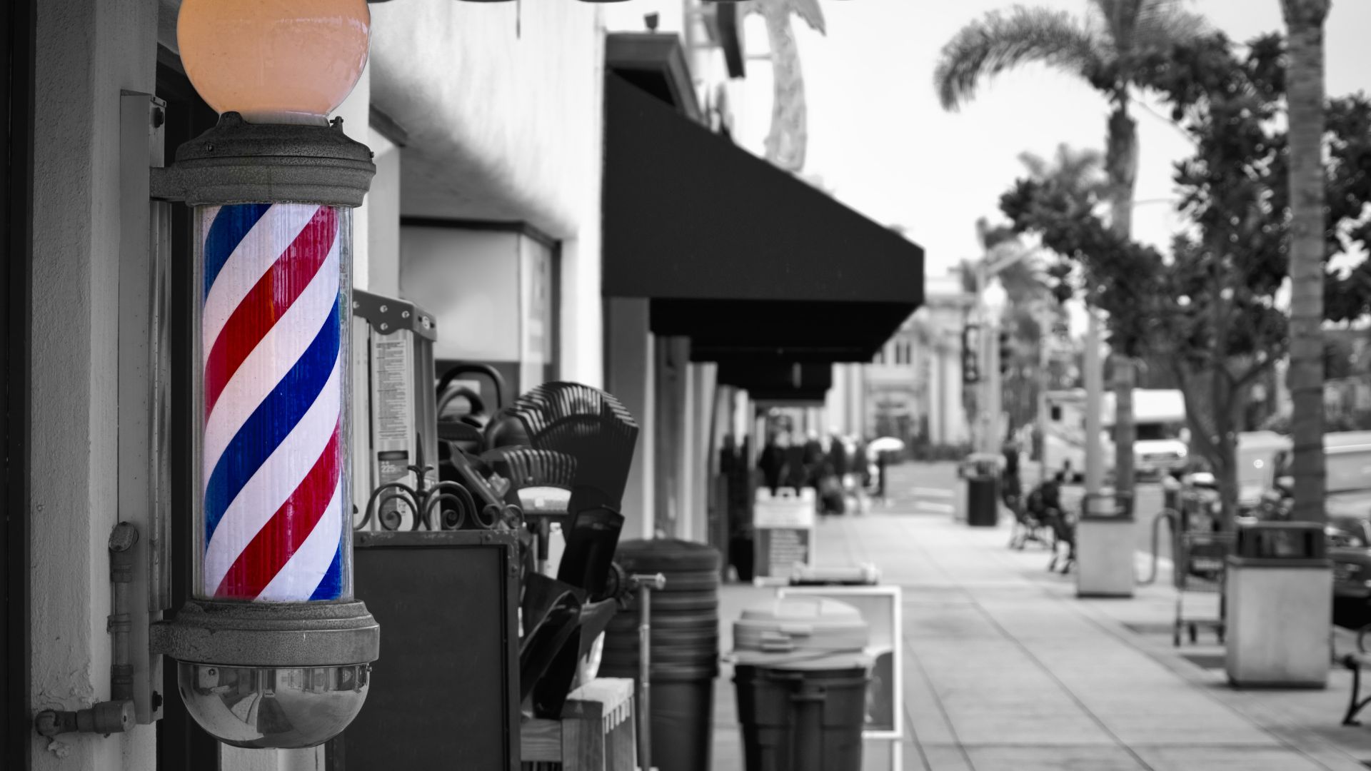 Γιατί τα Barber poles έχουν 3 χρώματα;