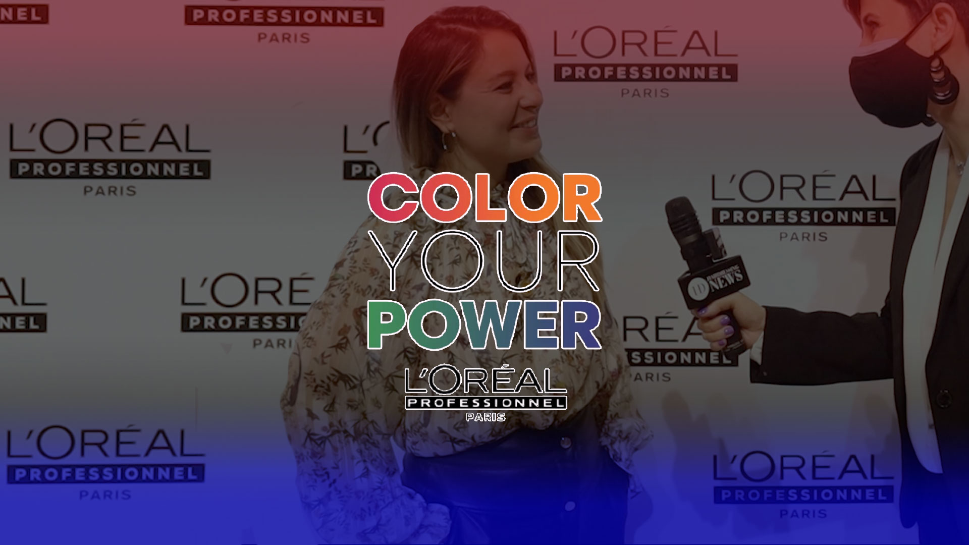 Η Μαρίνα Ζαμζάρα στο Color Your Power Masterclass by L’Oreal Professionnel Paris