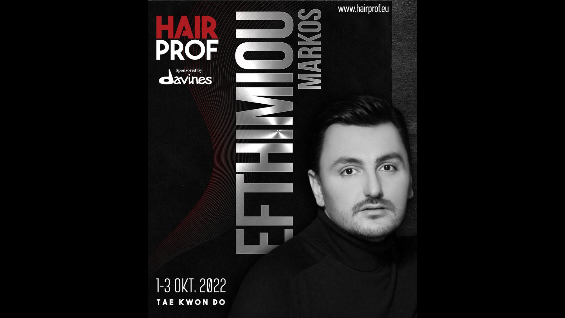 Ο Μάρκος Ευθυμίου στη Hairprof 2022