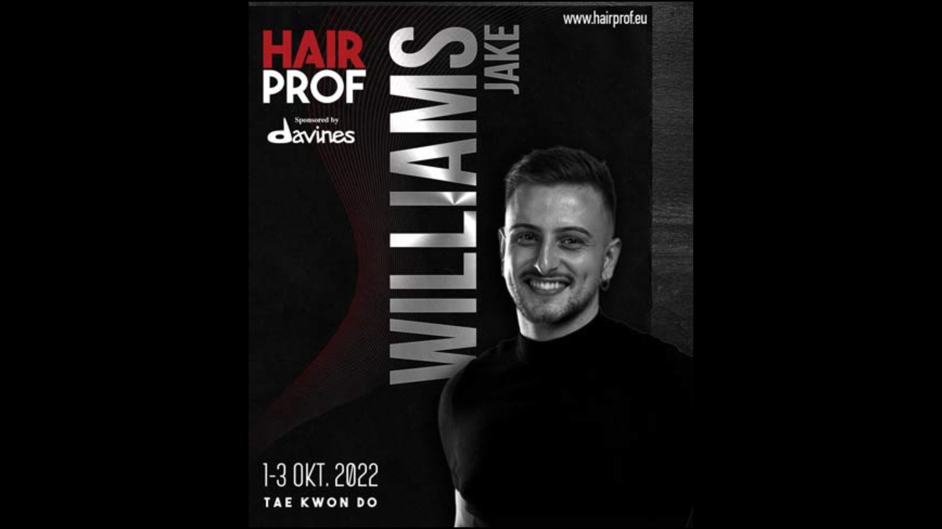 O Jake Williams στη Hairprof 2022