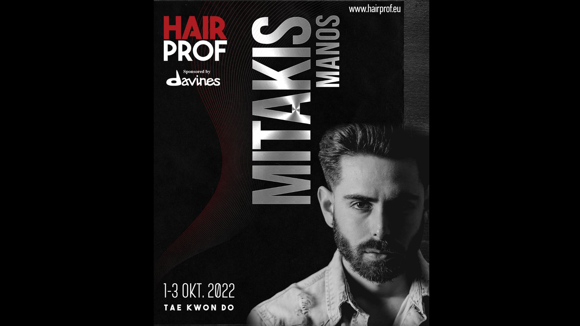 Ο Μάνος Μυτάκης στη Hairprof 2022