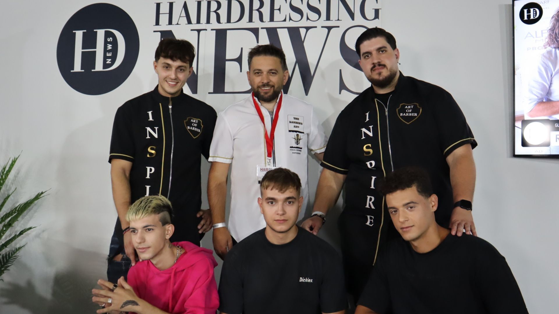 Η ομάδα των Alex Men's Hair Club στην ανανεωμένη Hairprof 2022