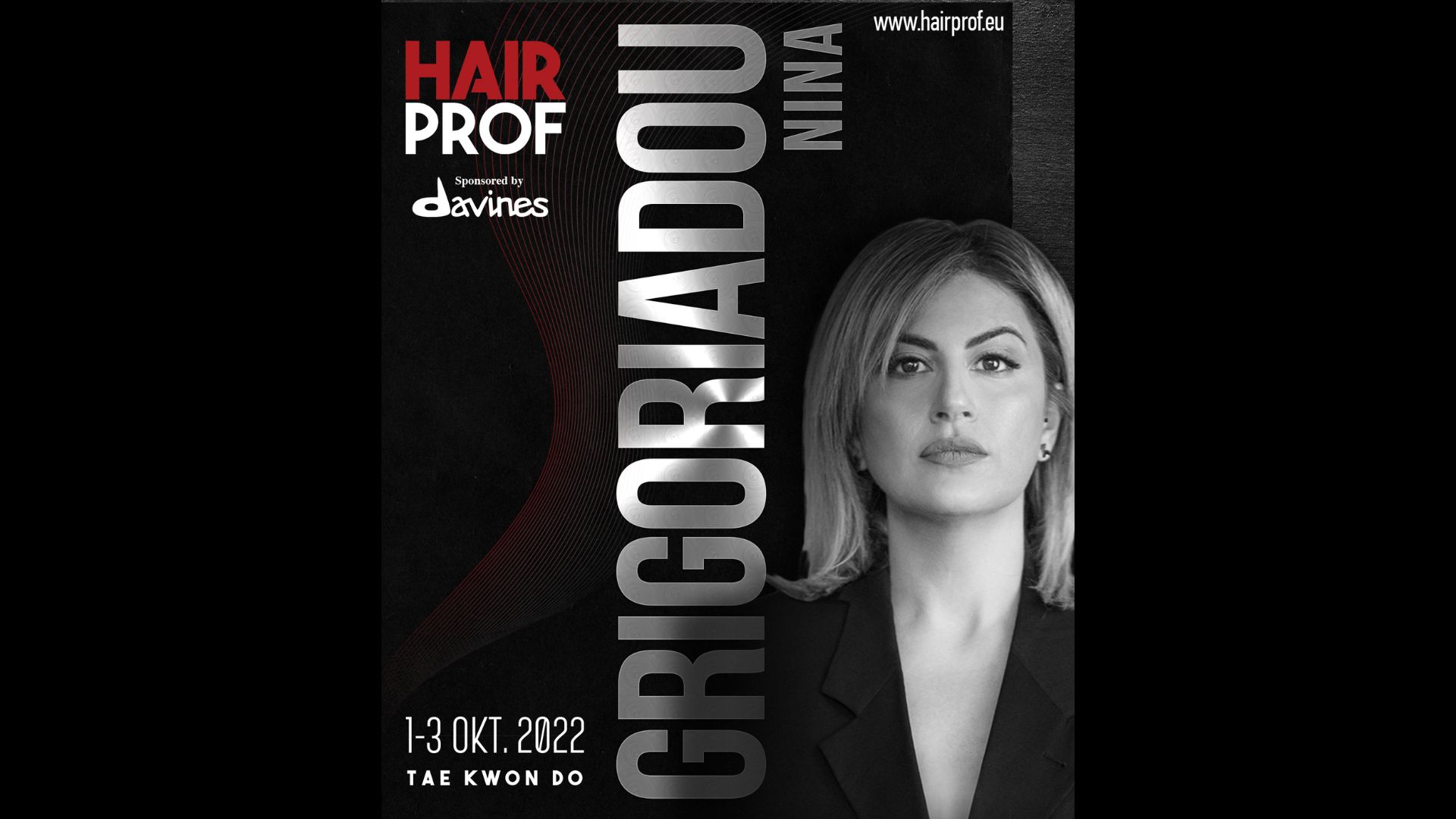 Η Νίνα Γρηγοριάδου στη Hairprof 2022
