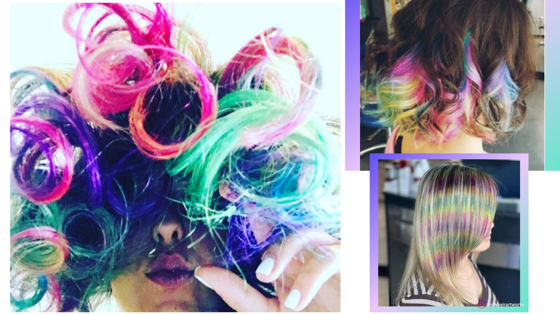 Rainbow🌈 hair!How about you?Will you dare?