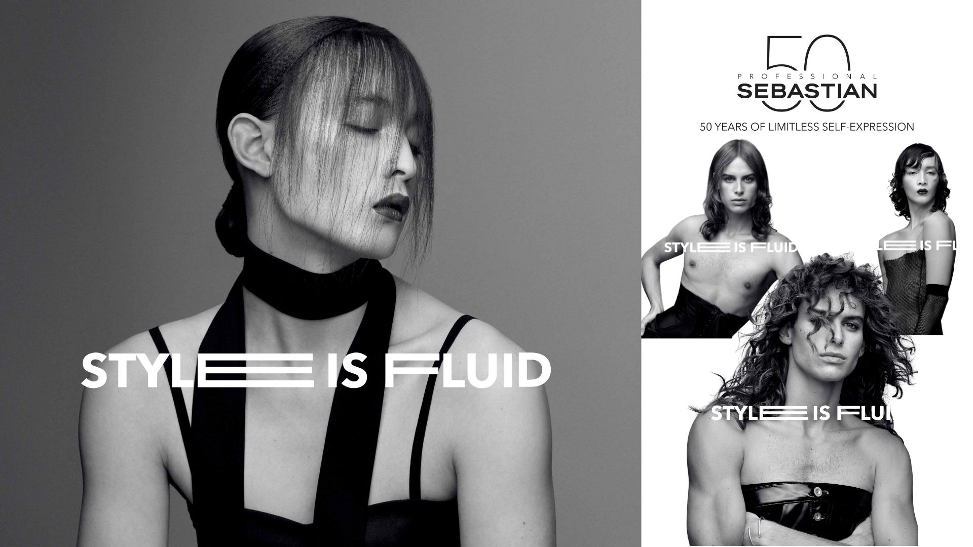 Η νέα καμπάνια «STYLE IS FLUID» από την Sebastian Professional