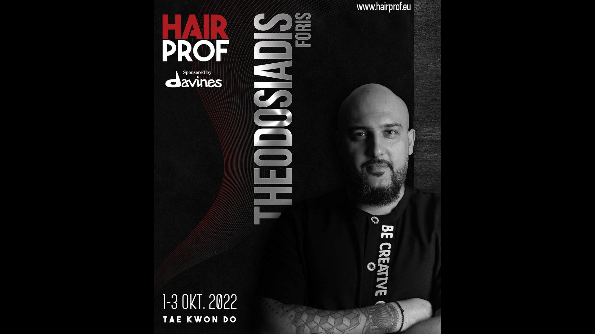 Ο Φορής Θεοδοσιάδης στη Hairprof 2022